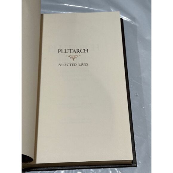 Vintage Plutarch Selected Lives Hardback Book, 1982 Edition, Franklin Library - Picture 4 of 8